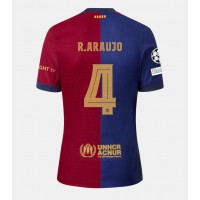 Barcelona Ronald Araujo #4 Domáci futbalový dres 2024-25 Krátky Rukáv